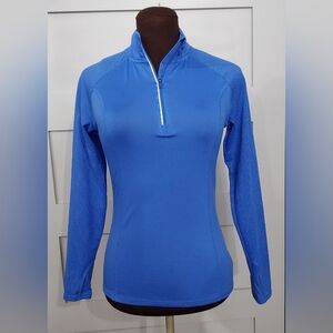 EUC DANSKIN Women's Blue Long Sleeve Top SIZE 0-2